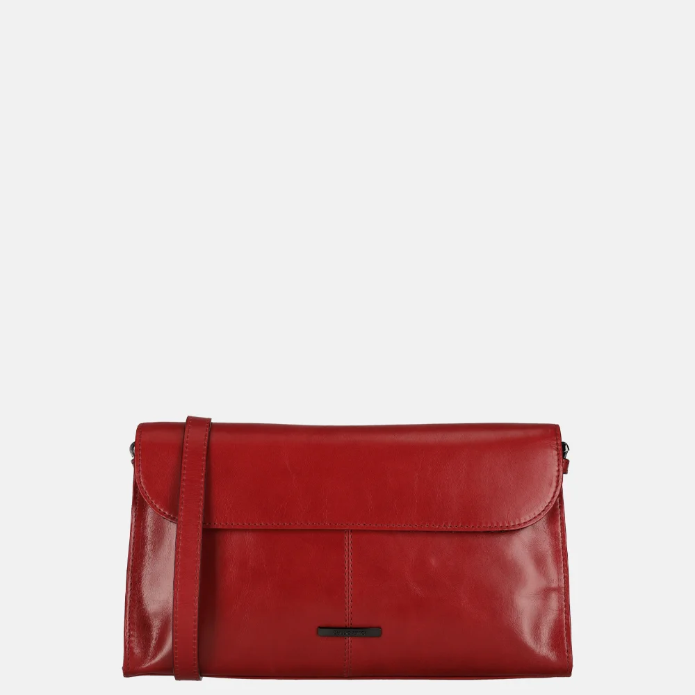 Claudio Ferrici crossbody tas red 018982Rood